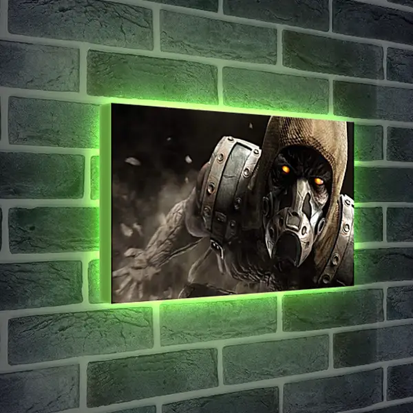 Лайтбокс световая панель - mortal kombat x, tremor, ninja Лайтбокс световая панель - mortal kombat x, tremor, ninja