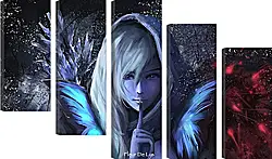 Модульная картина - dota 2, storm spirit, gifts of fortune set Модульная картина - dota 2, storm spirit, gifts of fortune set