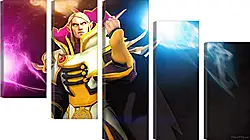 Модульная картина - invoker, dota 2, art Модульная картина - invoker, dota 2, art