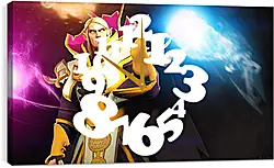 Часы картина - invoker, dota 2, art Часы картина - invoker, dota 2, art