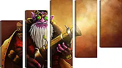 Модульная картина - kardel sharpeye, dota 2, sniper Модульная картина - kardel sharpeye, dota 2, sniper
