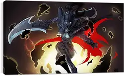 Постер на подрамнике - coup de grace, dota 2, girl Постер на подрамнике - coup de grace, dota 2, girl