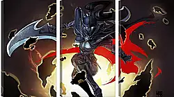 Модульная картина - coup de grace, dota 2, girl Модульная картина - coup de grace, dota 2, girl