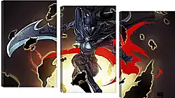 Модульная картина - coup de grace, dota 2, girl Модульная картина - coup de grace, dota 2, girl