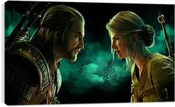Постер на подрамнике - the witcher 3 wild hunt, armor, helmet Постер на подрамнике - the witcher 3 wild hunt, armor, helmet