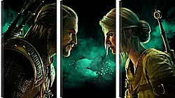 Модульная картина - the witcher 3 wild hunt, armor, helmet Модульная картина - the witcher 3 wild hunt, armor, helmet