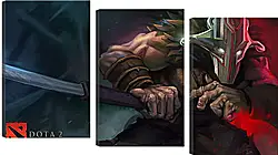 Модульная картина - juggernaut, dota 2, art Модульная картина - juggernaut, dota 2, art