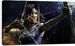 Часы картина - lara croft, tomb raider, art Часы картина - lara croft, tomb raider, art