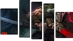 Модульная картина - juggernaut, dota 2, art Модульная картина - juggernaut, dota 2, art