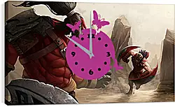 Часы картина - axe, bloodseeker, dota 2 Часы картина - axe, bloodseeker, dota 2