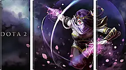 Модульная картина - templar assassin, dota, art Модульная картина - templar assassin, dota, art