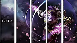 Модульная картина - templar assassin, dota, art Модульная картина - templar assassin, dota, art