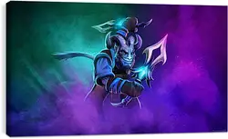 Постер на подрамнике - dota 2, riki, umbrage dagger set Постер на подрамнике - dota 2, riki, umbrage dagger set