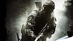 Плакат на стену - call of duty, soldier, gun Плакат на стену - call of duty, soldier, gun