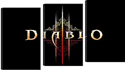 Модульная картина - diablo 3, name, text Модульная картина - diablo 3, name, text