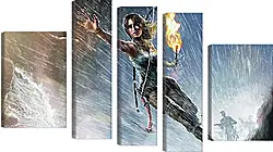 Модульная картина - lara croft, tomb raider, girl Модульная картина - lara croft, tomb raider, girl