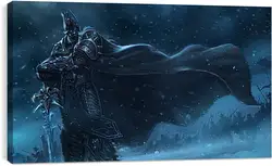 Постер на подрамнике - warcraft, lich king, sword Постер на подрамнике - warcraft, lich king, sword