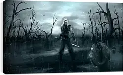 Постер на подрамнике - the witcher, cd projekt red, sapkowski Постер на подрамнике - the witcher, cd projekt red, sapkowski