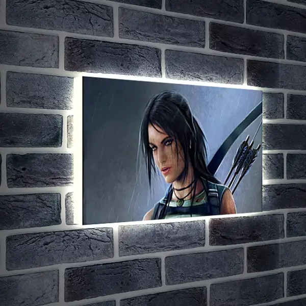 Лайтбокс световая панель - tomb raider, reborn, lara croft Лайтбокс световая панель - tomb raider, reborn, lara croft