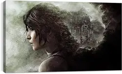 Постер на подрамнике - rise of the tomb raider, lara croft, crystal dynamics Постер на подрамнике - rise of the tomb raider, lara croft, crystal dynamics