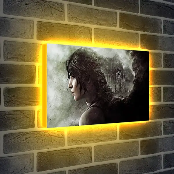 Лайтбокс световая панель - rise of the tomb raider, lara croft, crystal dynamics Лайтбокс световая панель - rise of the tomb raider, lara croft, crystal dynamics