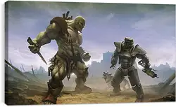 Постер на подрамнике - fallout 4, brotherhood of steel, bethesda softworks Постер на подрамнике - fallout 4, brotherhood of steel, bethesda softworks