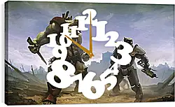Часы картина - fallout 4, brotherhood of steel, bethesda softworks Часы картина - fallout 4, brotherhood of steel, bethesda softworks