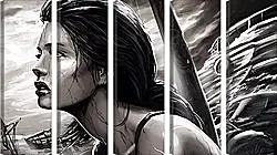 Модульная картина - tomb raider, lara croft, girl Модульная картина - tomb raider, lara croft, girl
