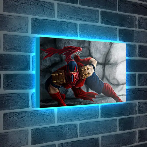 Лайтбокс световая панель - mortal kombat, blaze, art Лайтбокс световая панель - mortal kombat, blaze, art