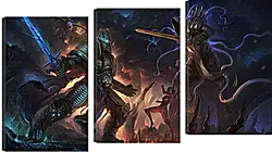 Модульная картина - diablo, warcraft, starcraft Модульная картина - diablo, warcraft, starcraft