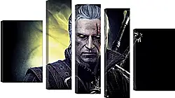 Модульная картина - the witcher 3 wild hunt, the witcher, geralt Модульная картина - the witcher 3 wild hunt, the witcher, geralt