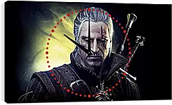 Часы картина - the witcher 3 wild hunt, the witcher, geralt Часы картина - the witcher 3 wild hunt, the witcher, geralt