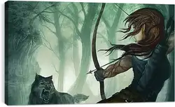 Постер на подрамнике - tomb raider, lara croft, art Постер на подрамнике - tomb raider, lara croft, art