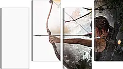 Модульная картина - lara croft, tomb raider, arrow Модульная картина - lara croft, tomb raider, arrow