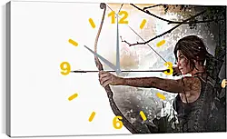 Часы картина - lara croft, tomb raider, arrow Часы картина - lara croft, tomb raider, arrow