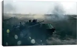 Постер на подрамнике - battlefield 3, tanks, mountain Постер на подрамнике - battlefield 3, tanks, mountain