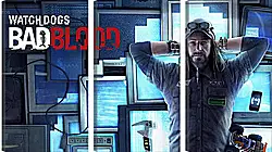 Модульная картина - watch dogs bad blood, monitors, man Модульная картина - watch dogs bad blood, monitors, man