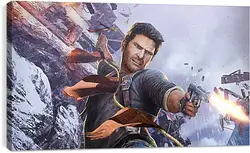 Постер на подрамнике - uncharted 2, among thieves, nathan drake Постер на подрамнике - uncharted 2, among thieves, nathan drake