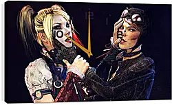 Часы картина - batman, arkham knight, catwoman Часы картина - batman, arkham knight, catwoman