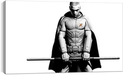 Постер на подрамнике - batman arkham city, robin, character Постер на подрамнике - batman arkham city, robin, character