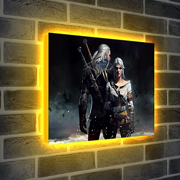 Лайтбокс световая панель - The Witcher 3: Wild Hunt Лайтбокс световая панель - The Witcher 3: Wild Hunt