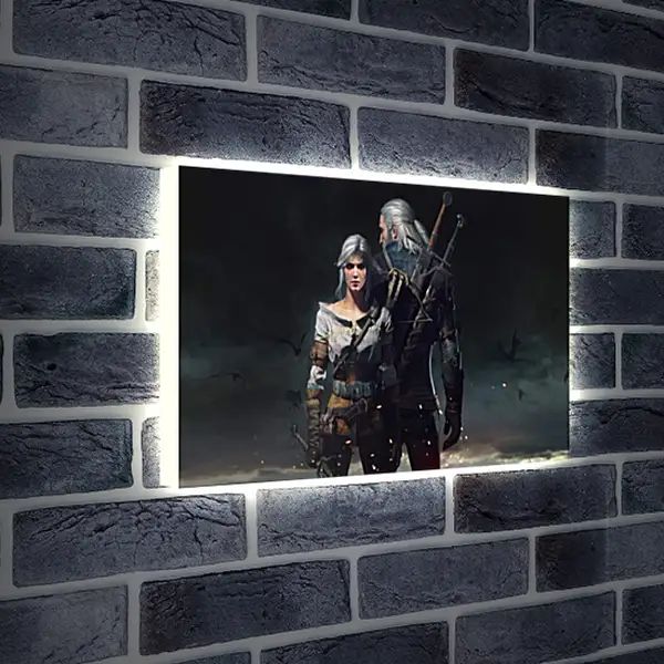 Лайтбокс световая панель - The Witcher 3: Wild Hunt Лайтбокс световая панель - The Witcher 3: Wild Hunt