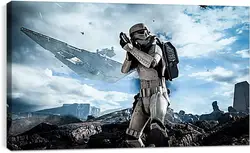 Постер на подрамнике - Star Wars Battlefront Постер на подрамнике - Star Wars Battlefront