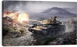 Постер на подрамнике - World Of Tanks Постер на подрамнике - World Of Tanks
