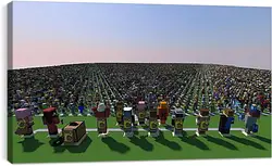 Постер на подрамнике - Minecraft Постер на подрамнике - Minecraft