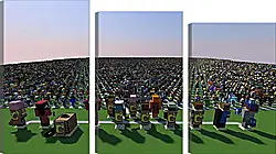 Модульная картина - Minecraft Модульная картина - Minecraft