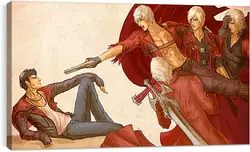 Постер на подрамнике - Devil May Cry Постер на подрамнике - Devil May Cry