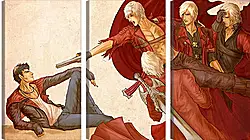 Модульная картина - Devil May Cry Модульная картина - Devil May Cry