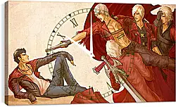 Часы картина - Devil May Cry Часы картина - Devil May Cry