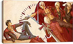 Часы картина - Devil May Cry Часы картина - Devil May Cry